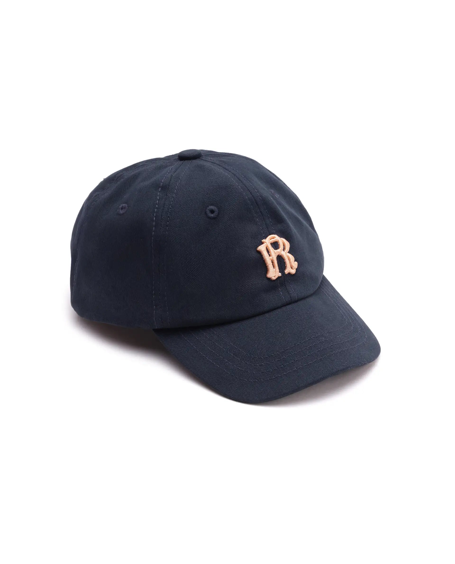 Rare Ones Kids Cafu-Y Dark Navy Blue Cotton Buckle Strap Closure Cap