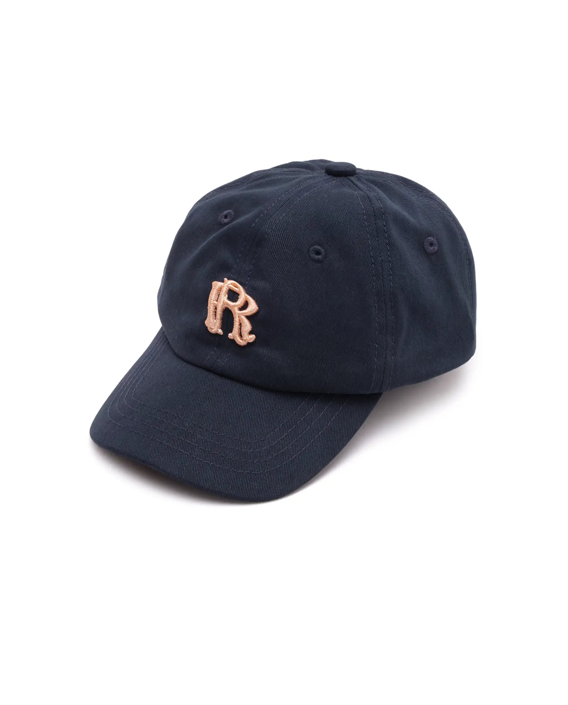 Rare Ones Kids Cafu-Y Dark Navy Blue Cotton Buckle Strap Closure Cap