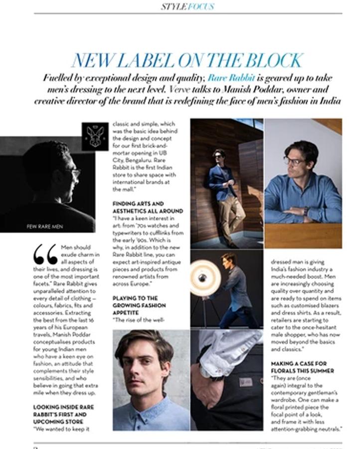 Rare Rabbit | Verve Magazine | June 2015
