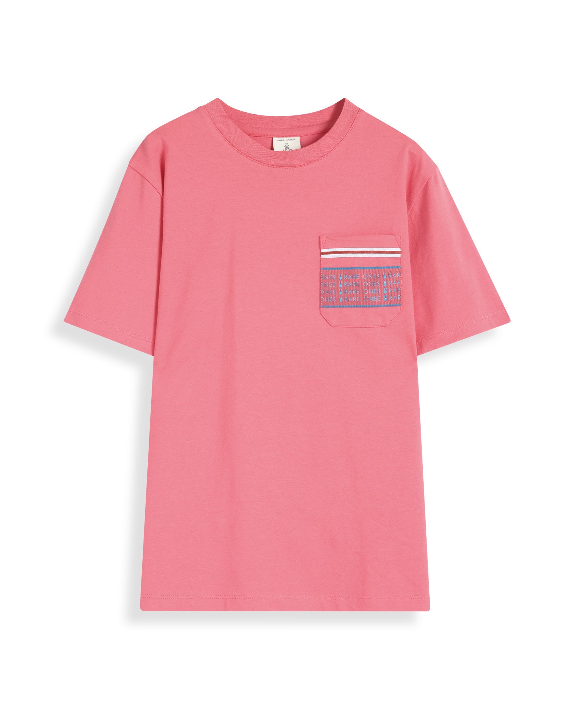 Rare Ones Kids Mitch Pink Cotton Full Sleeves Crew Neck Statement Print T-Shirt