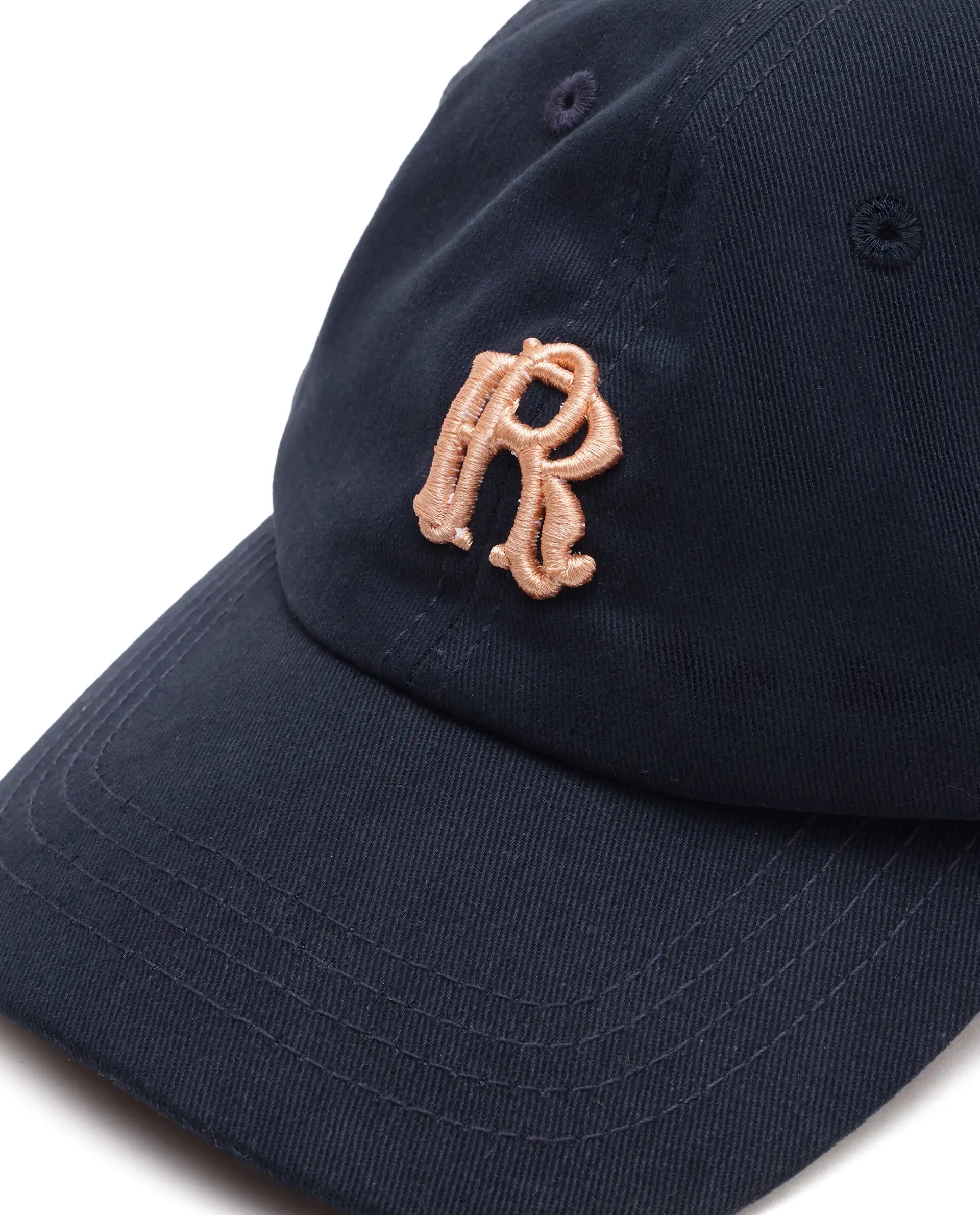 Rare Ones Kids Cafu-K Dark Navy Blue Cotton Velcro Closure Cap