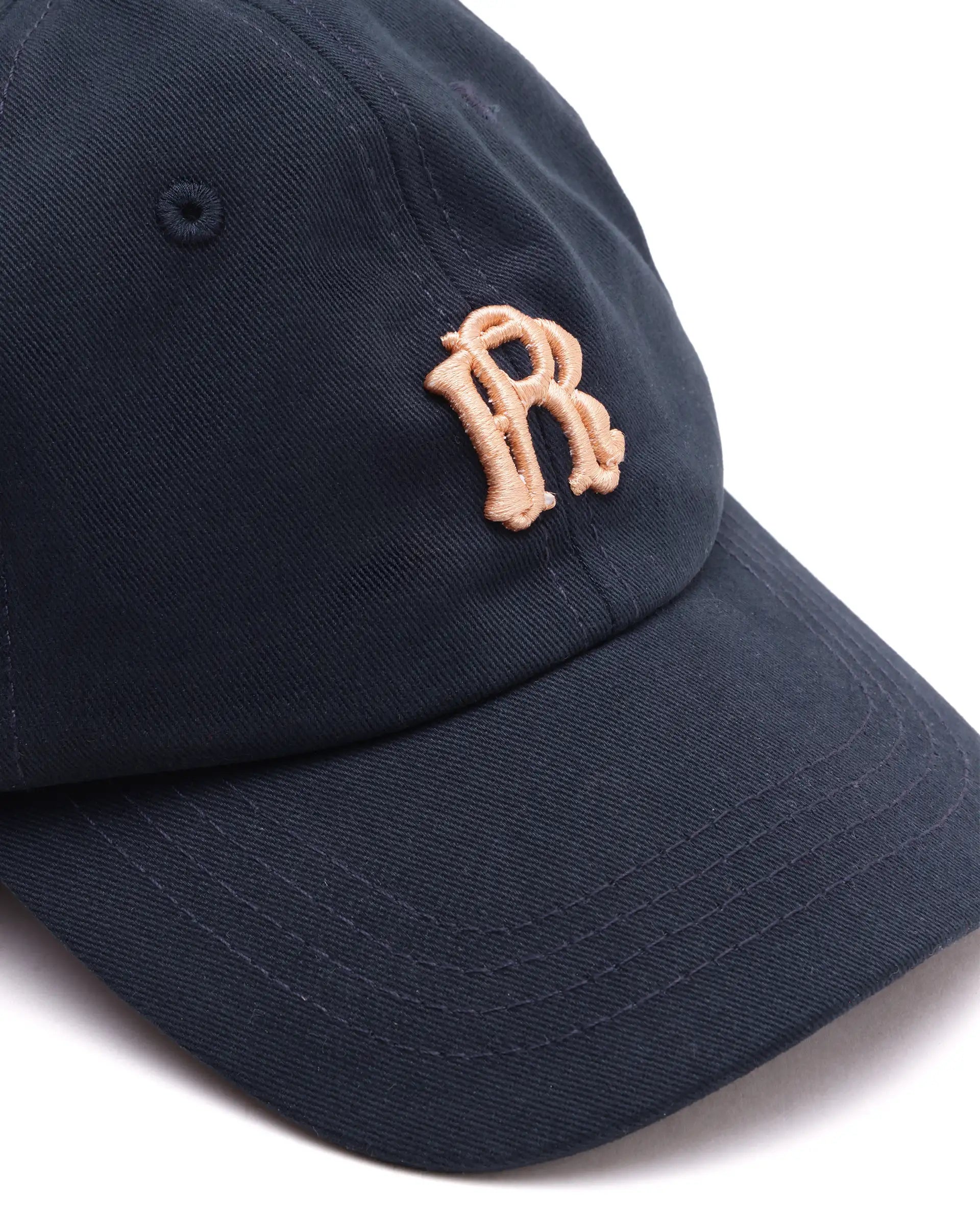 Rare Ones Kids Cafu-Y Dark Navy Blue Cotton Buckle Strap Closure Cap