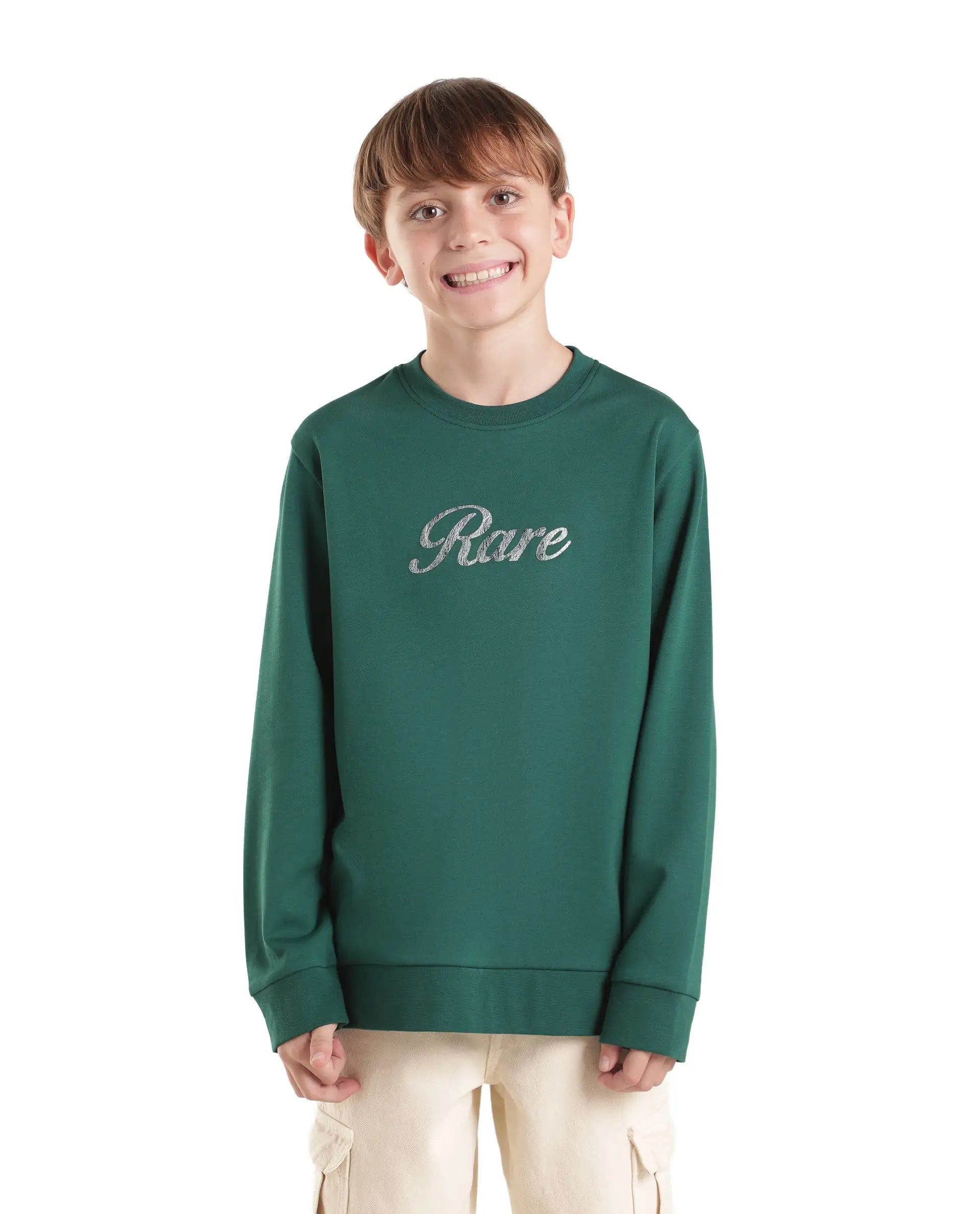 Rare Ones Kids Hank Green Cotton Blend Fabric Pull-On Regular Fit Embroidered T-Shirt