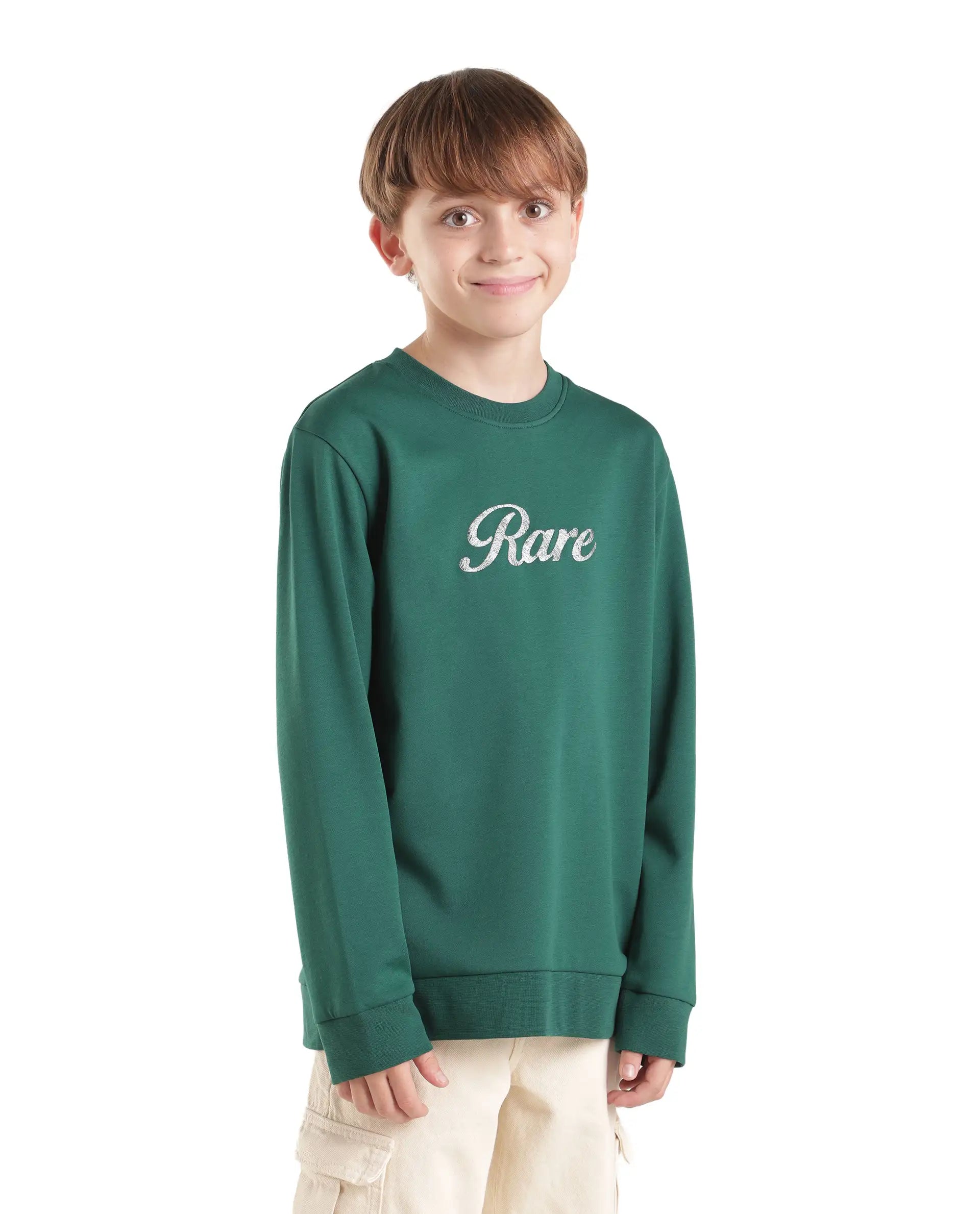 Rare Ones Kids Hank Green Cotton Blend Fabric Pull-On Regular Fit Embroidered T-Shirt